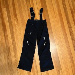 Spyder Suspender Ski Pant, Black, Boys Size 12